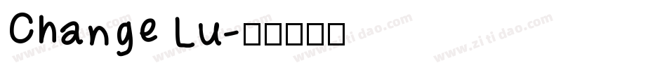 Change Lu字体转换